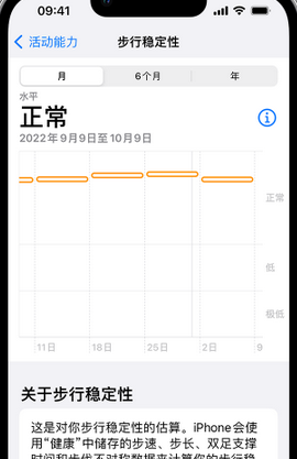 耒阳iPhone手机维修如何在iPhone开启'步行稳定性通知'