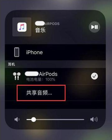 耒阳苹果14音频维修点分享iPhone14音频共享设置方法 