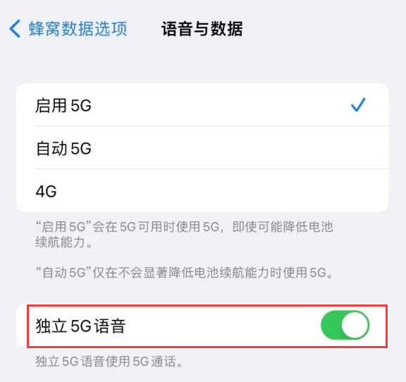耒阳苹果14维修分享iPhone 14 Pro如何开启VoNR 