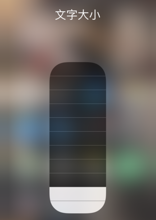 耒阳苹果手机维修分享小技巧：在 iPhone 控制中心快速调节字体大小 