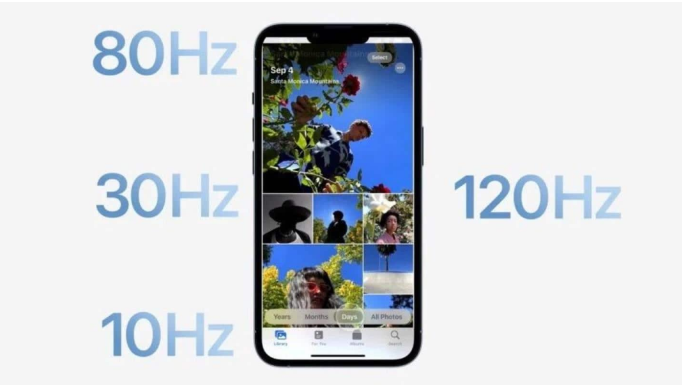 耒阳苹果14维修分享iPhone 14有高刷吗 