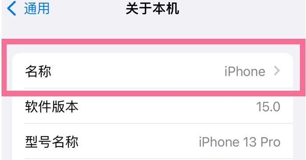耒阳苹果13维修分享iPhone 13热点名字设置教程 