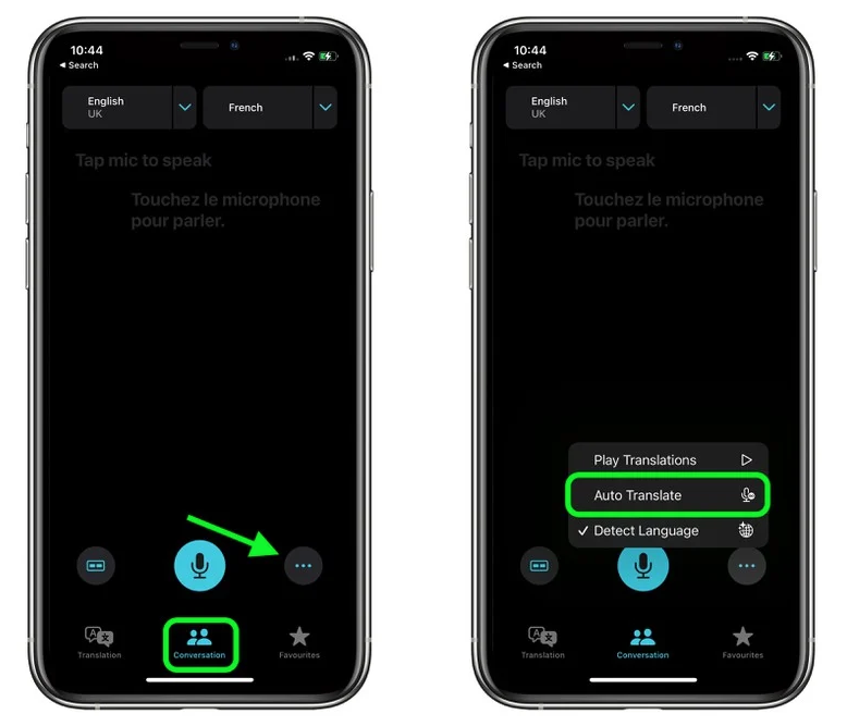 耒阳苹果手机维修分享iOS 15 “翻译” App 新改进 
