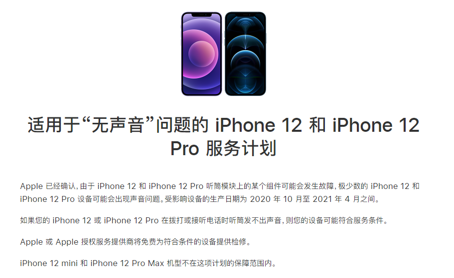 耒阳苹果手机维修分享iPhone 12/Pro 拨打或接听电话时无声音怎么办 