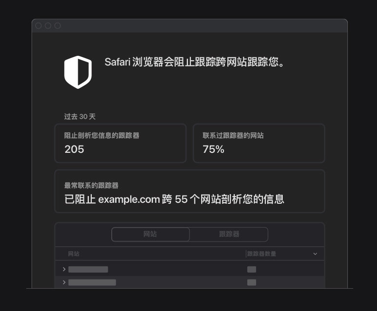 耒阳苹果手机维修分享如何在 Safari 浏览器中查看和打开隐私报告 